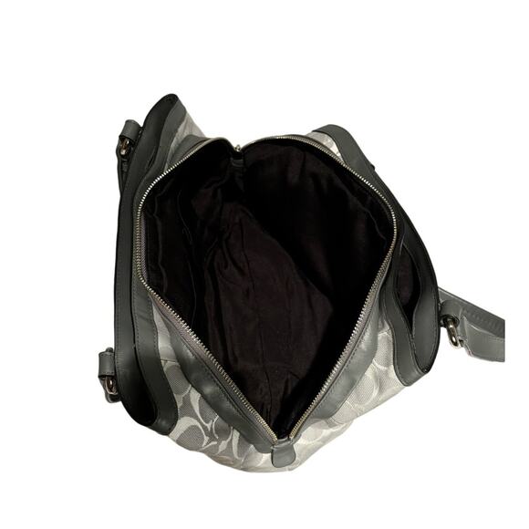 Coach F14934 Cricket Gray Signature Shoulder Bag Purse - Picture 5 of 11